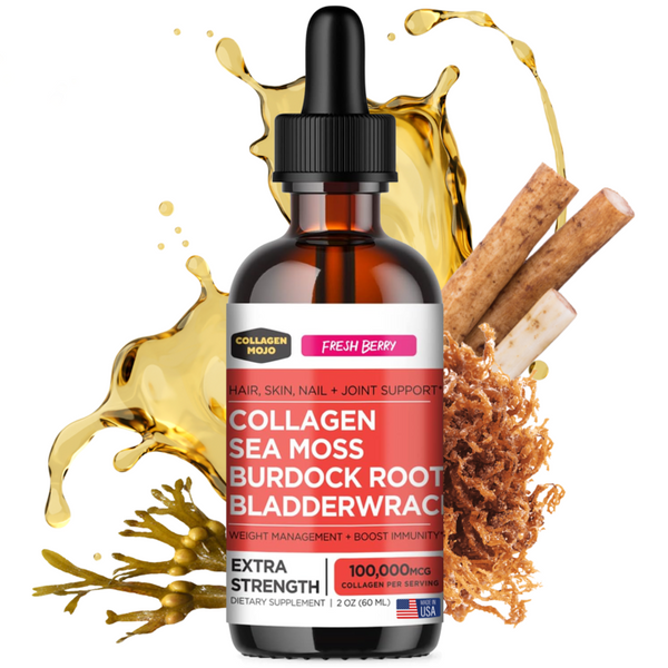Liquid Collagen with Sea Moss, Burdock Root & Bladderwrack