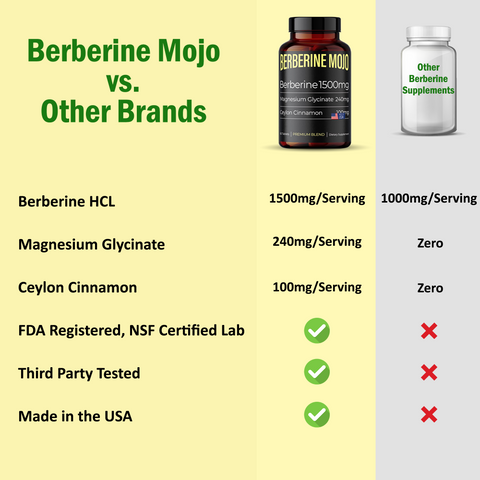 Berberine Mojo: Berberine HCL with Magnesium Glycinate and Ceylon Cinnamon