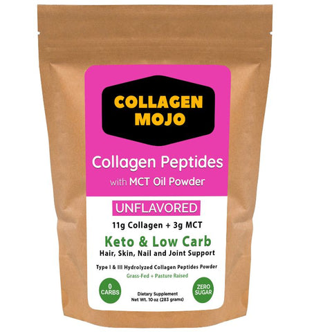 Unflavored Collagen Mojo with MCT Oil Powder - 10 oz.